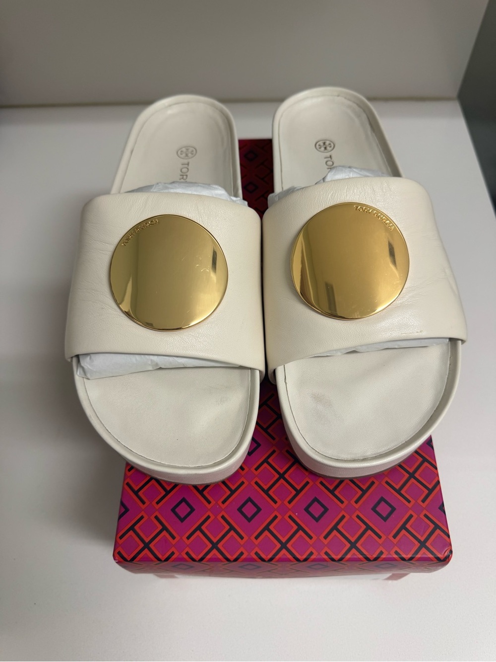 Tory Burch Patos Platform Slide Sandal- In LIKE NEW Condition